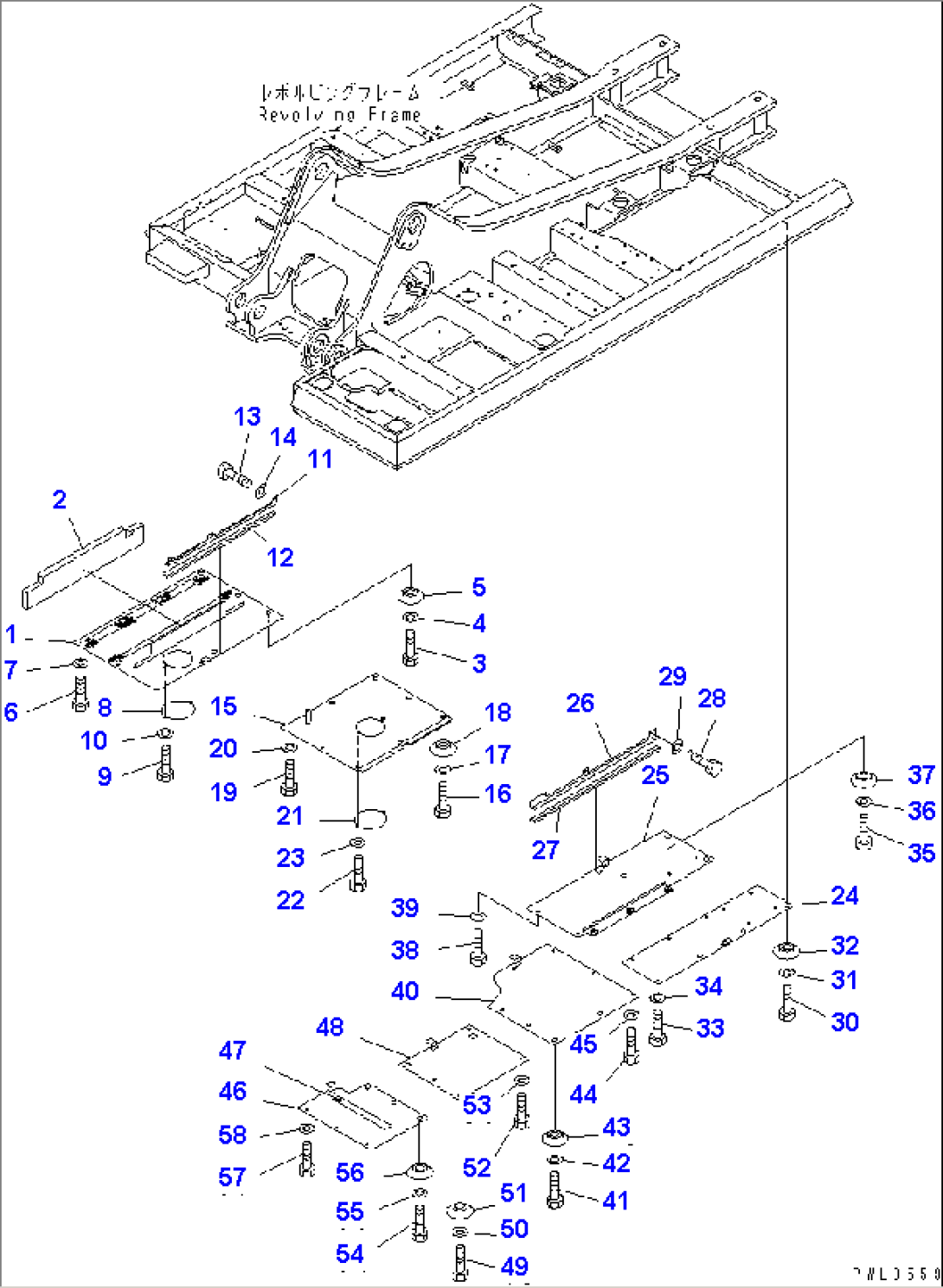 UNDER COVER (HEAVY DUTY) (REVOLVING FRAME)