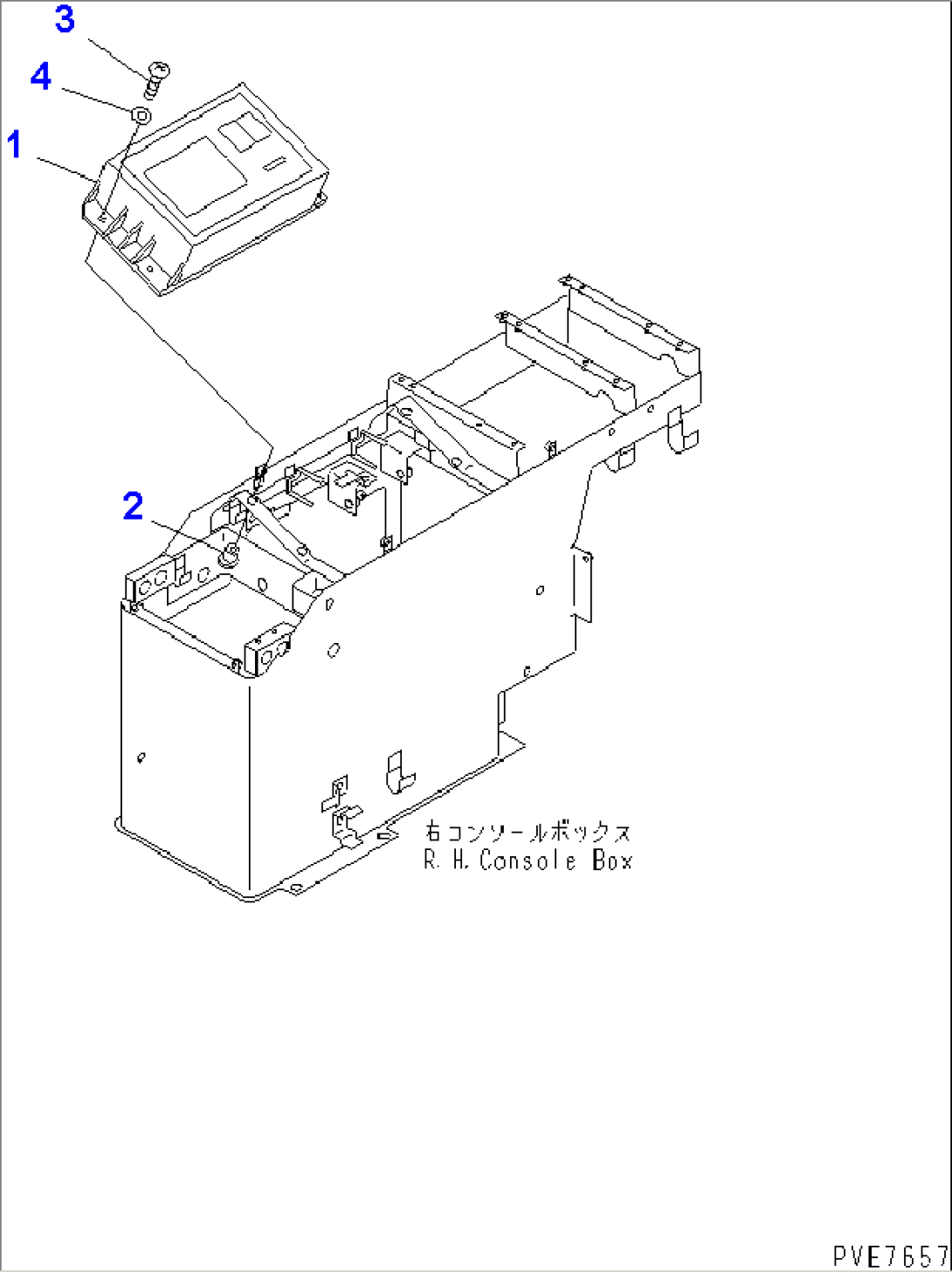 FLOOR SUB (SUB MONITOR AND MOUNTING PARTS)