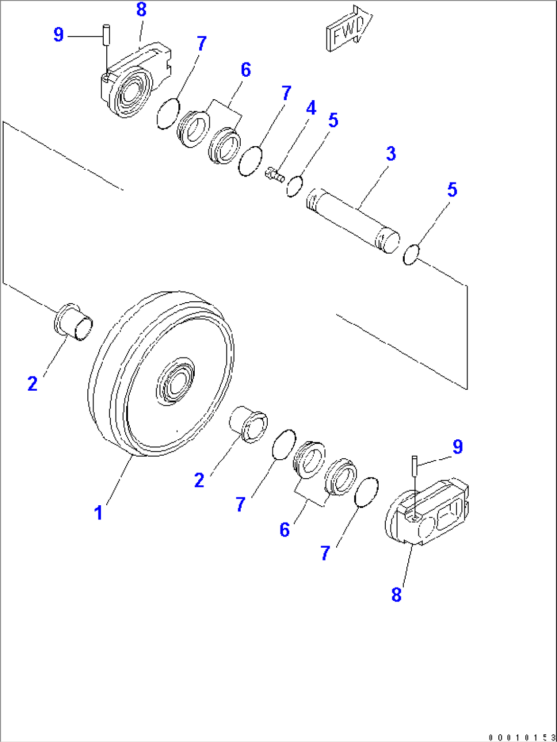 IDLER AND CUSHION (IDLER)