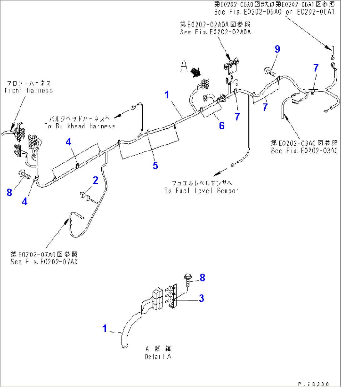 REAR HARNESS (REAR FRAME LINE)(#51001-)