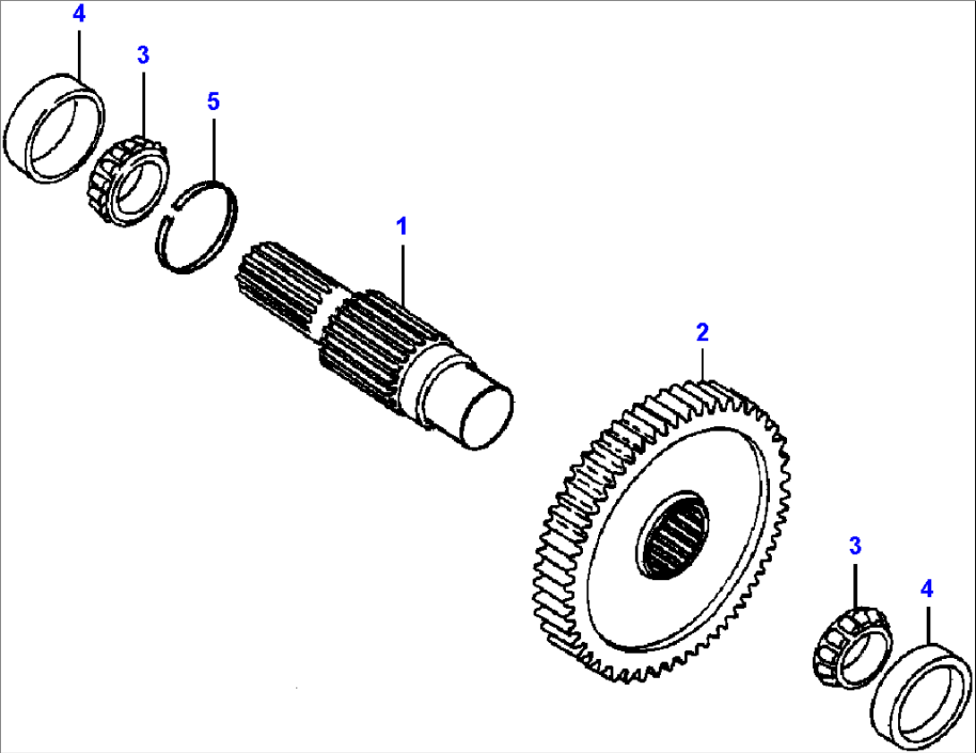 FIG. F5310-01A0 OUTPUT SHAFT