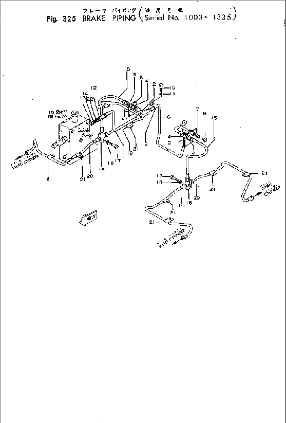 BRAKE PIPING(#1003-1335)