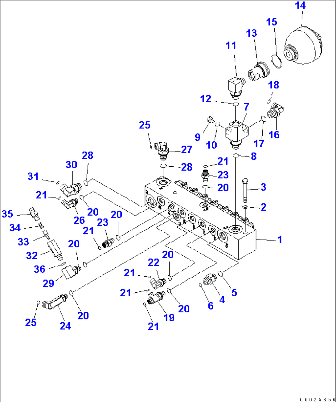 SOLENOID VALVE AND ACCUMULATOR(#K40152-)