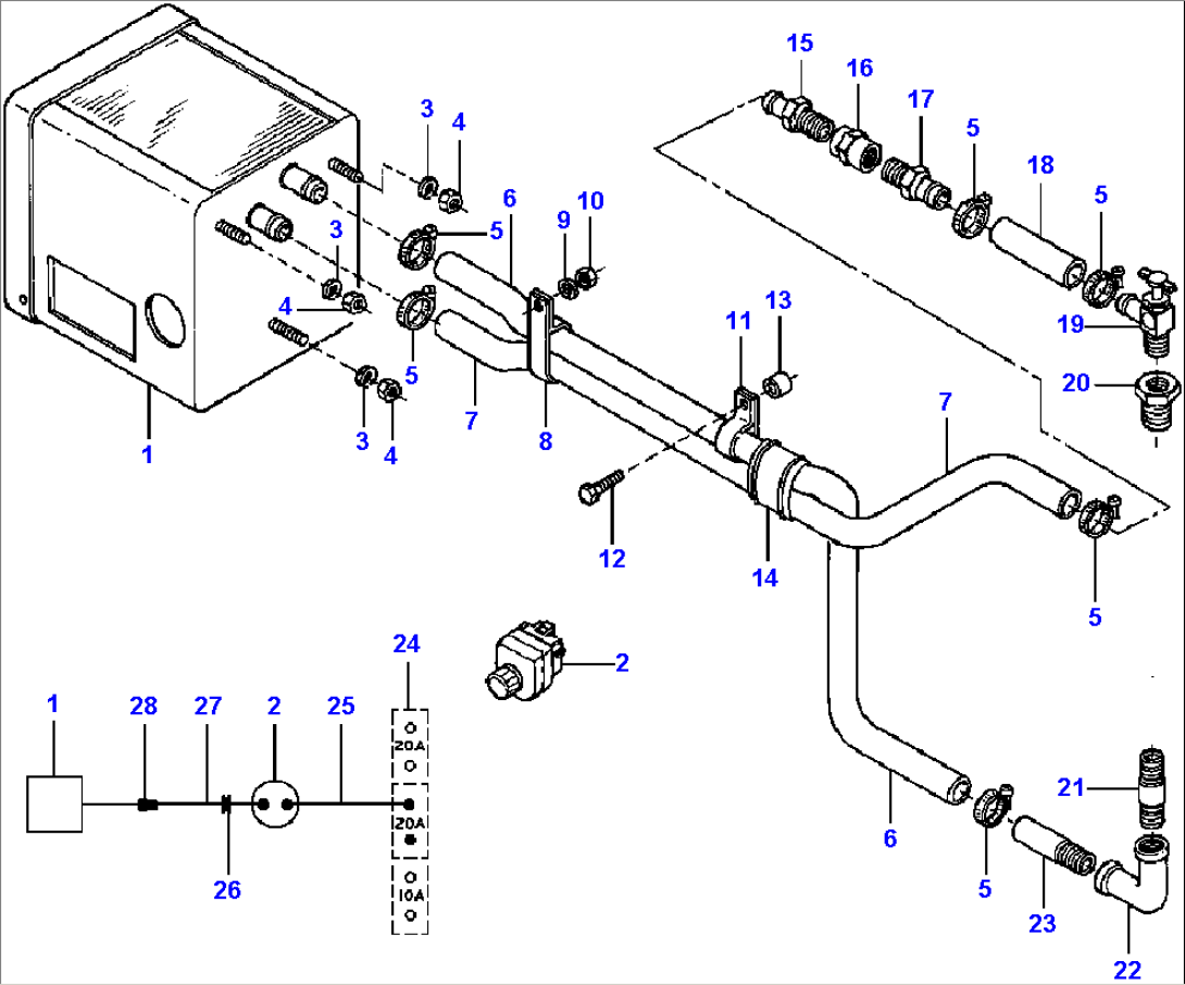 HEATER INSTALLATION S/N 10534 & UP