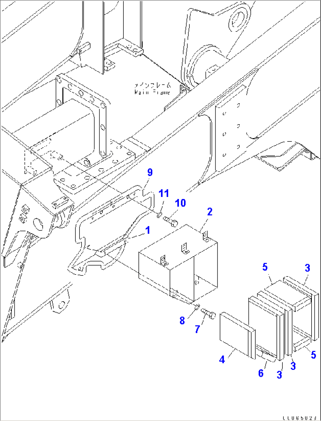 ENGINE SIDE COVER (L.H.) (DUCT)(#3001-)
