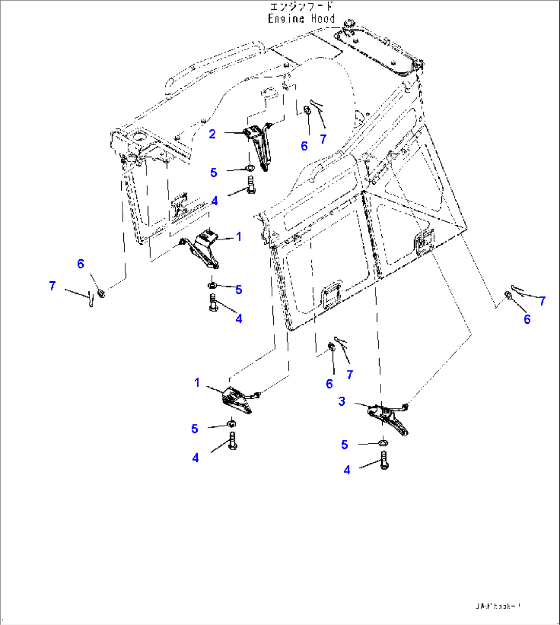 Front Guard, Bracket (#90023-)