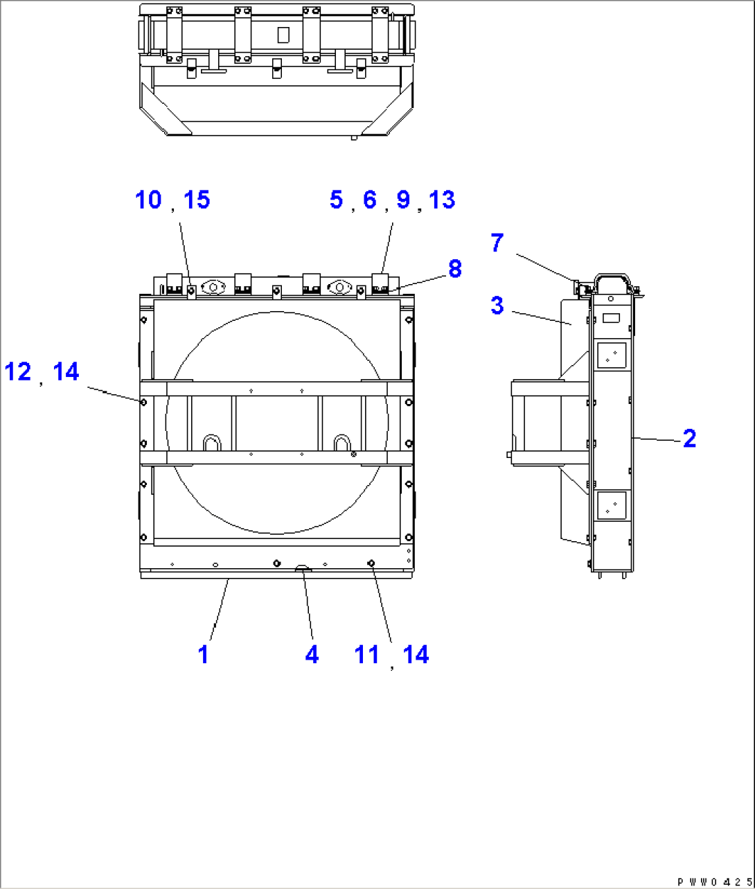 FUEL PIPING (FUEL COOLER¤ 1/2)