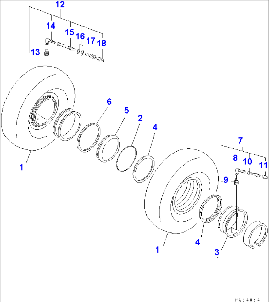 REAR WHEEL (SUPER LARGE BORE VALVE)