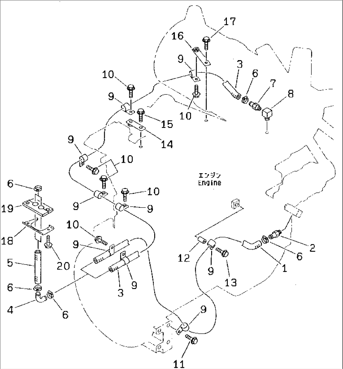 AIR CONDITIONER RELATED PARTS (7/8) (HEATER PIPING)(#50001-)