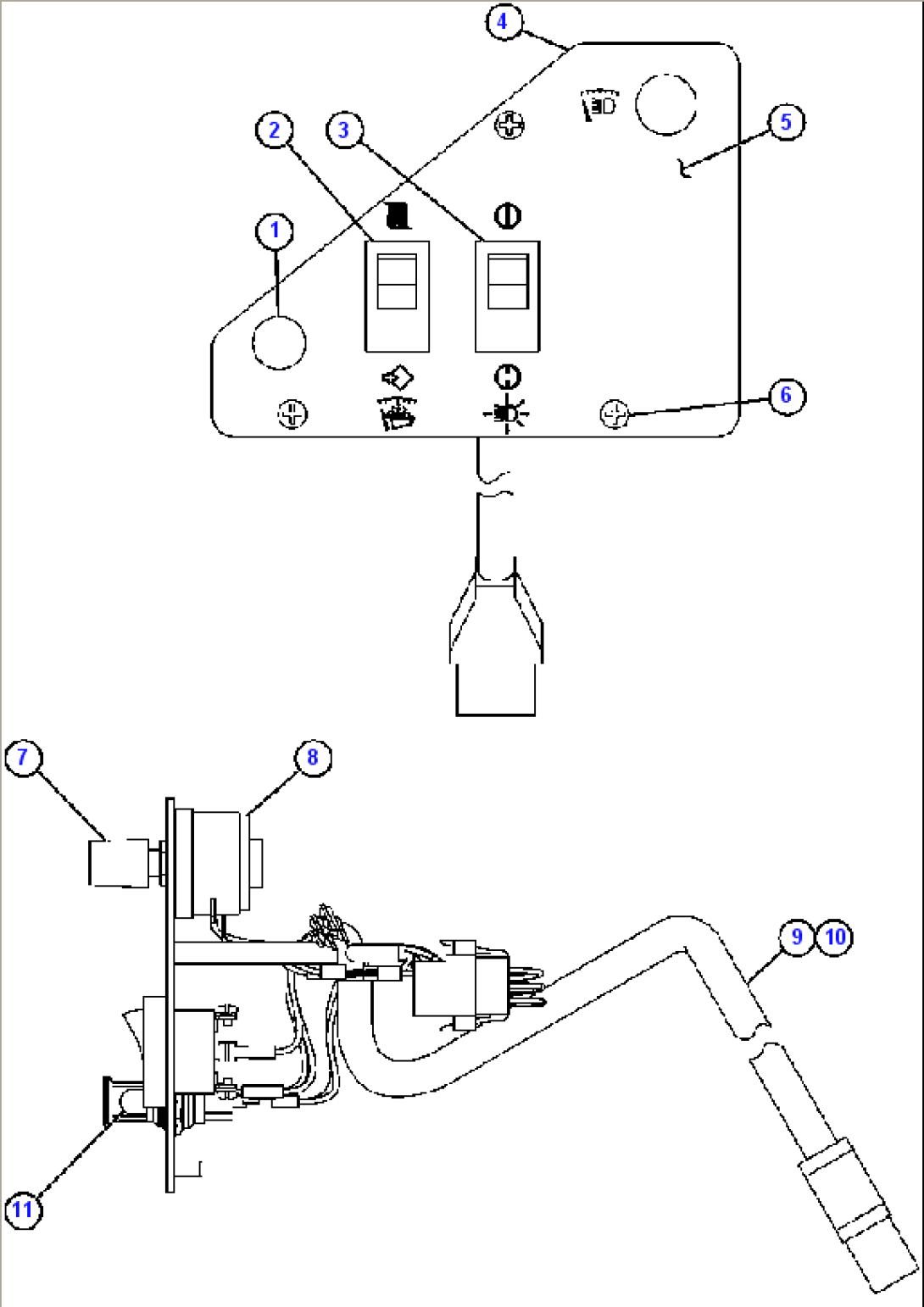 LOWER L.H. DASH MODULE (EL2677)