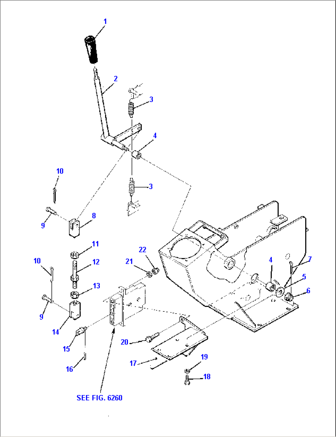 BLADE CONTROL LEVER