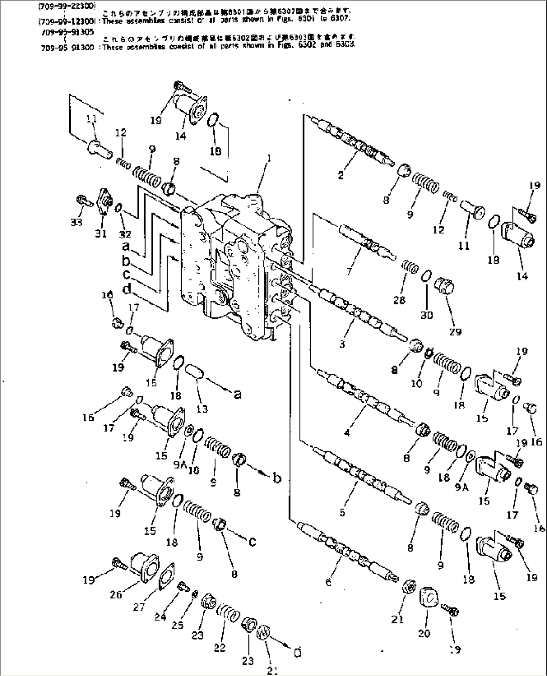 CONTROL VALVE (2/7) (FOR LOADER)