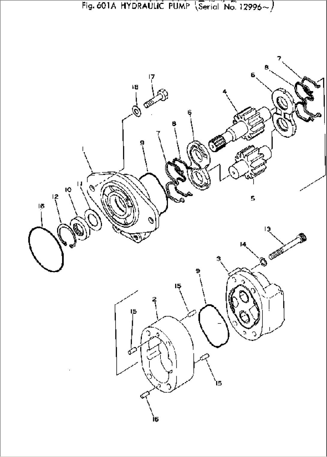 HYDRAULIC PUMP(#12996-)