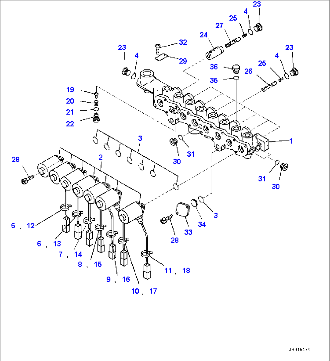 Solenoid Valve, Inner Parts (#80001-)