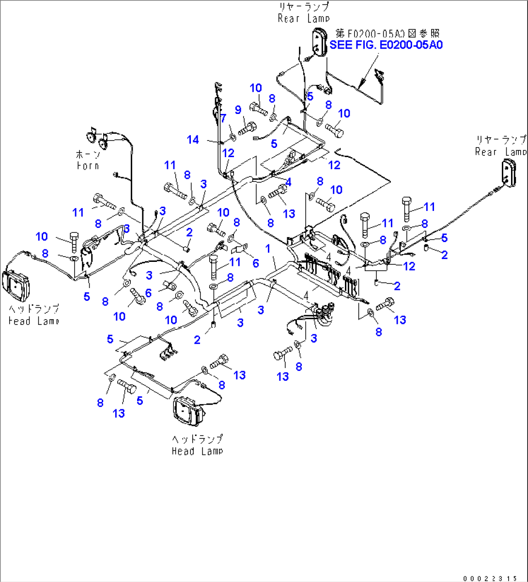 WIRING (MAIN HARNESS)