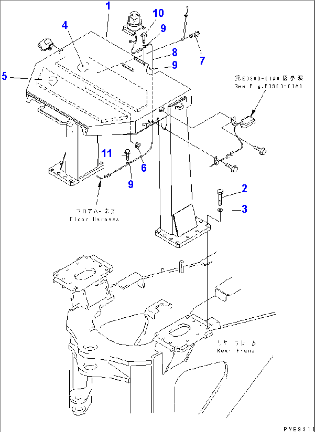 ROPS CANOPY (WITH BEACON LAMP)