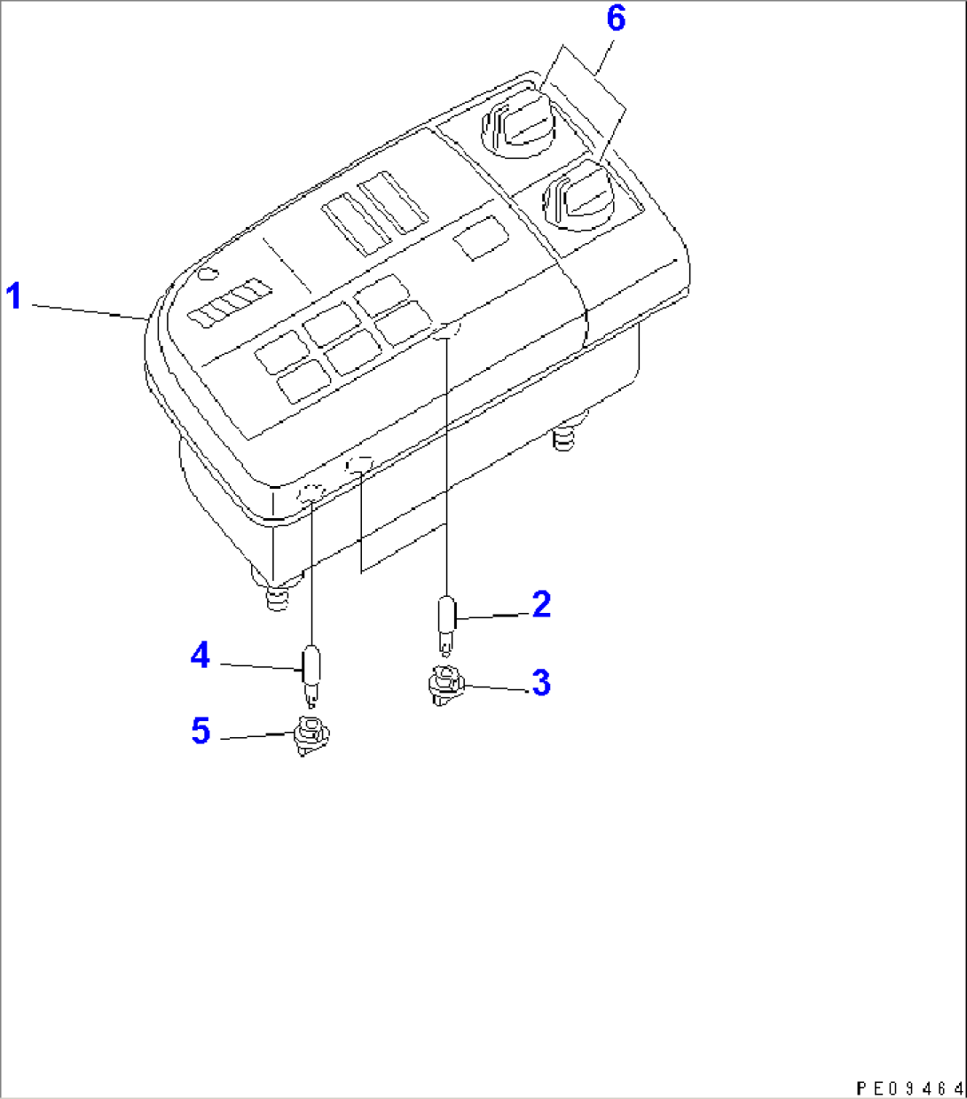 MONITOR PANEL (INNER PARTS)