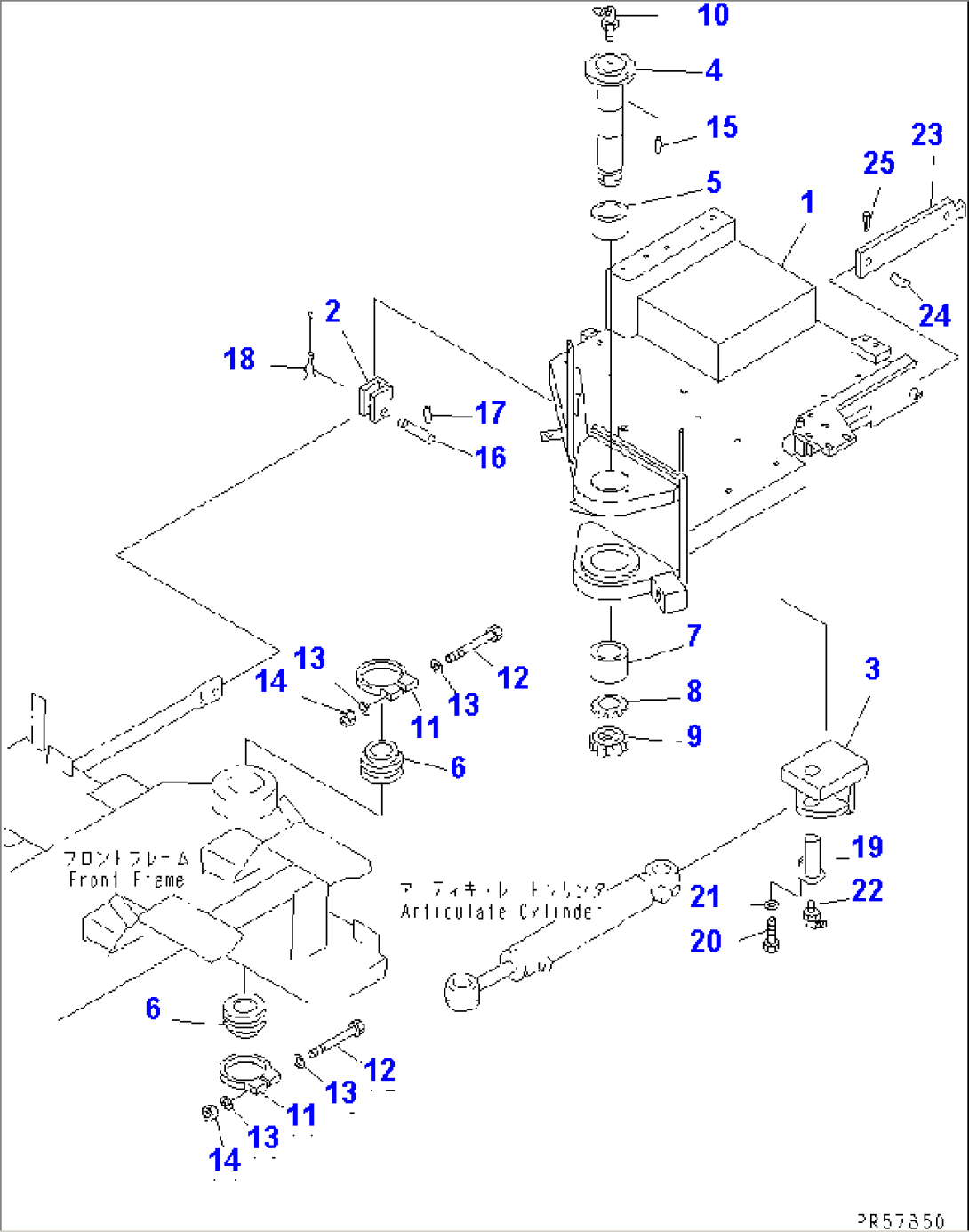 REAR FRAME(#1101-)