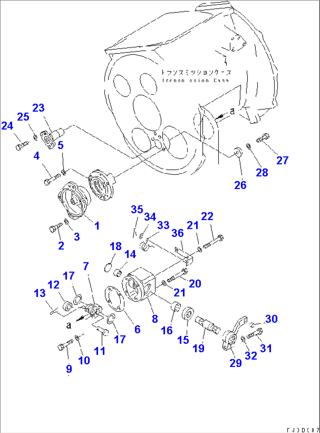 TRANSMISSION (INERTIA BRAKE) (D60)