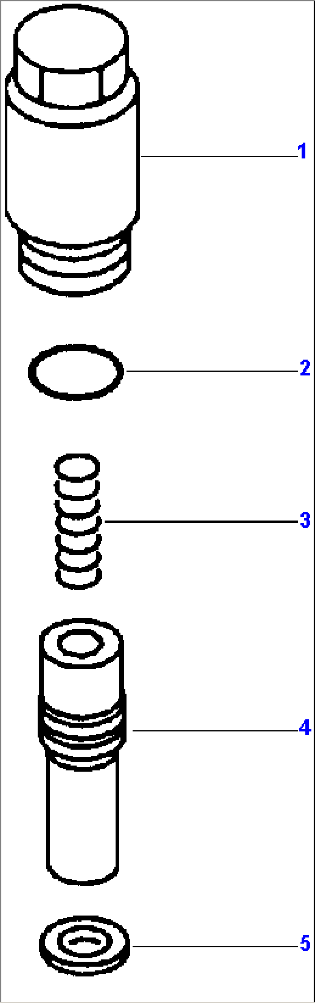 SUCTION VALVE (2-SPOOL OR 3-SPOOL CONTROL VALVE)