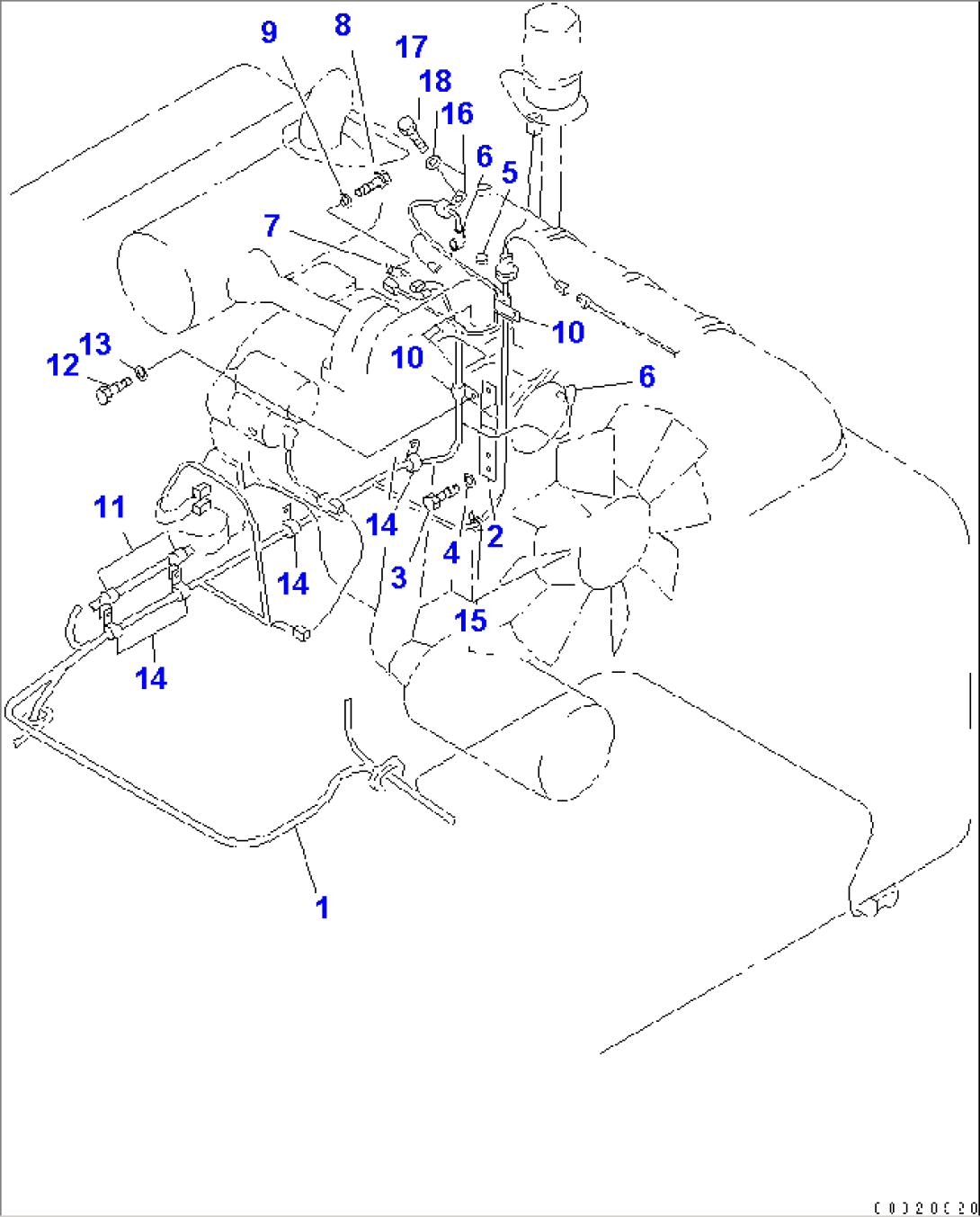 ELECTRICAL SYSTEM (MAIN HARNESS) (2/2)(#1515-)