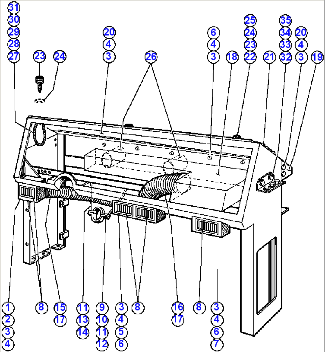 CONSOLE ASSEMBLY (PB7515)