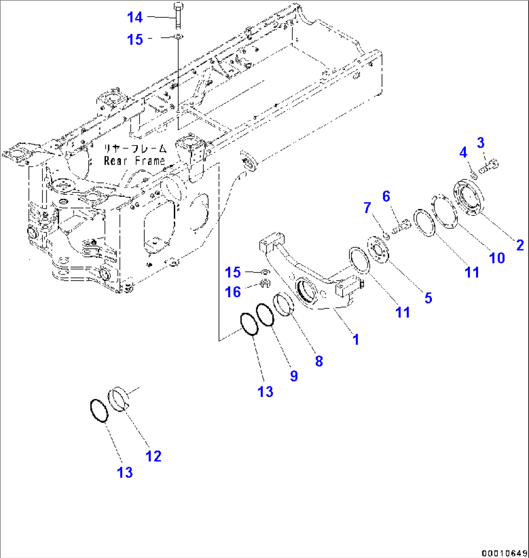 Rear Axle Support (#C10001-)