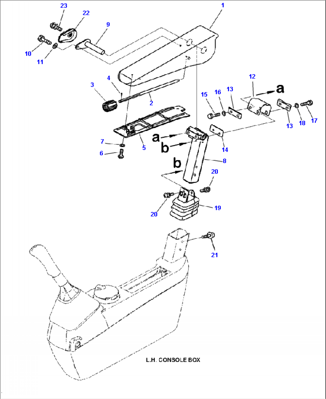 K1110-41A0 CAB L.H. ARMREST