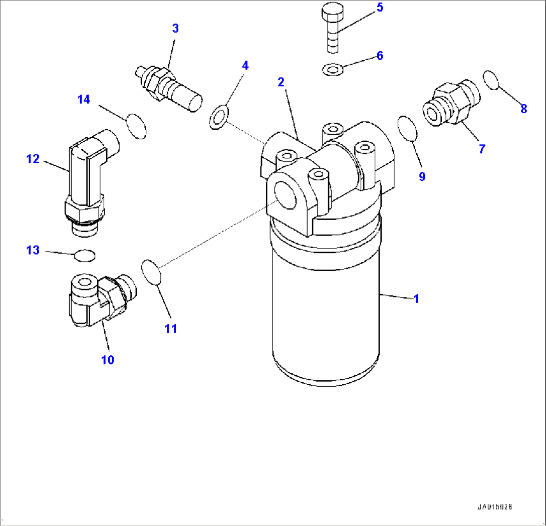 Transfer, Filter Assembly (#80001-)
