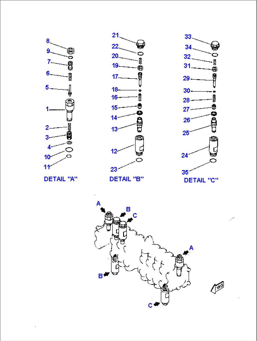 7-SPOOL CONTROL VALVE (2nd PART)