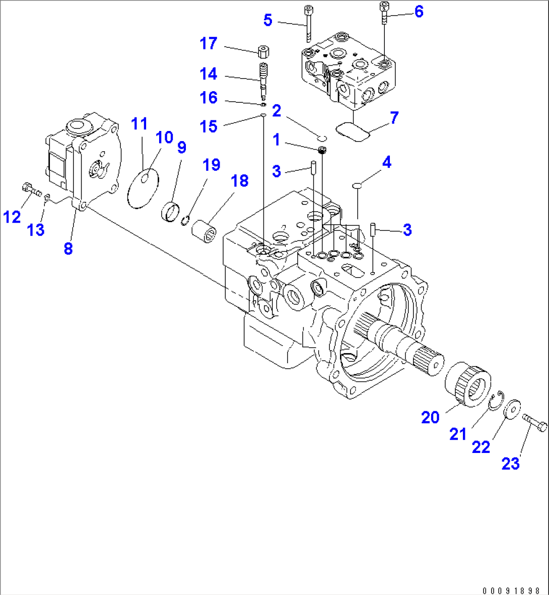 MAIN PUMP (4/4) (WITHOUT BLADE)
