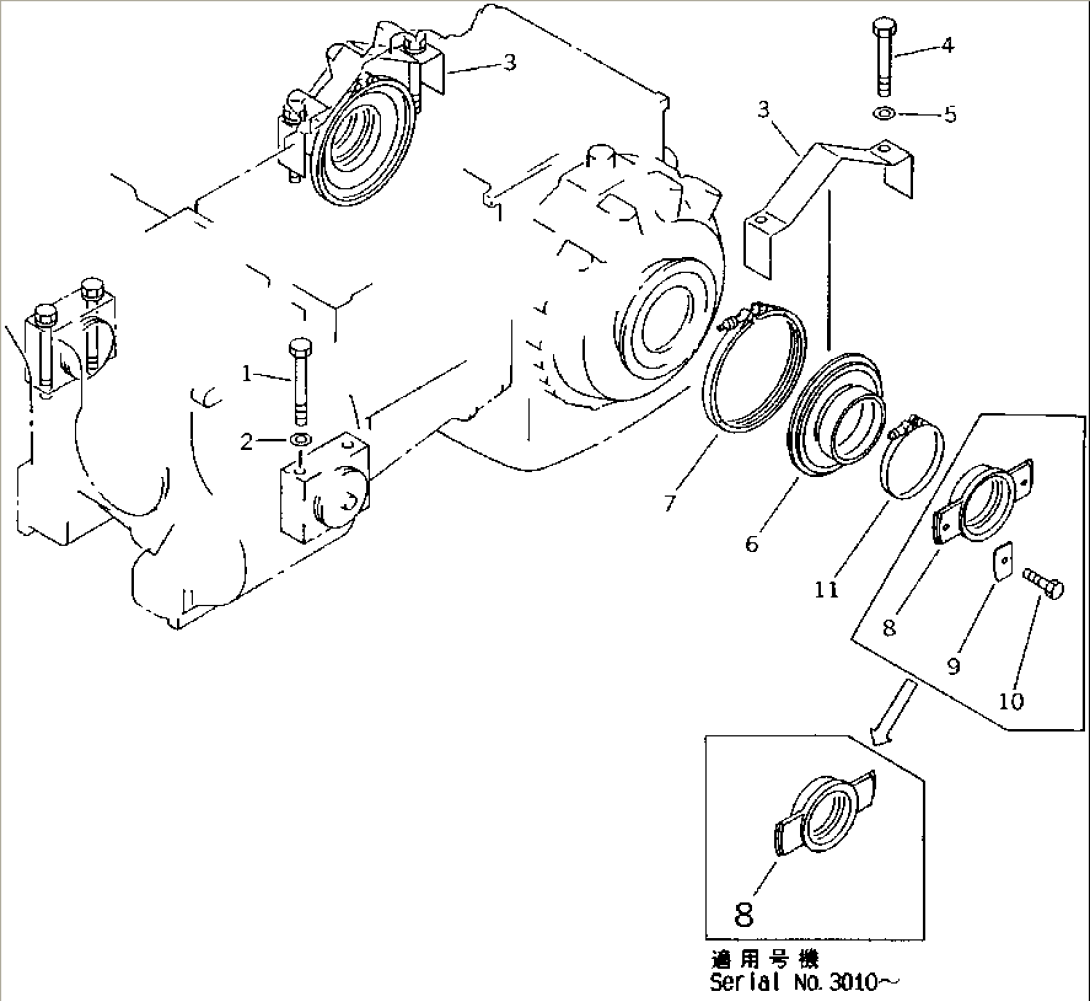 POWER LINE MOUNT(#3001-)