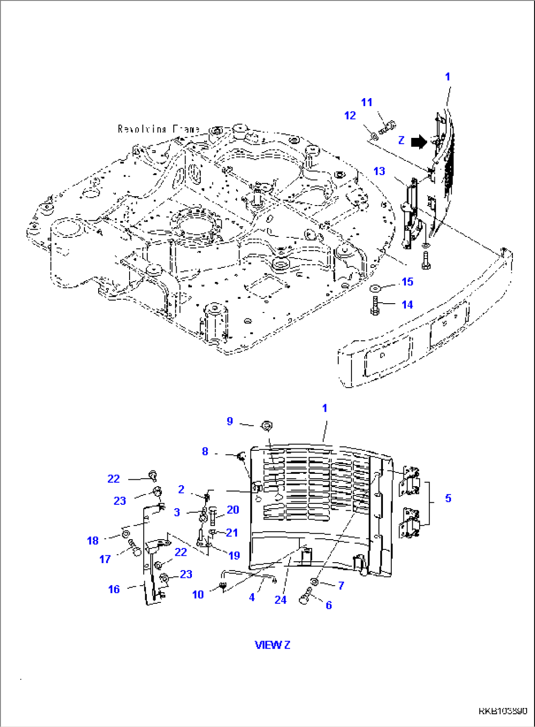 LEFT SIDE COVER, COVER (2/2)