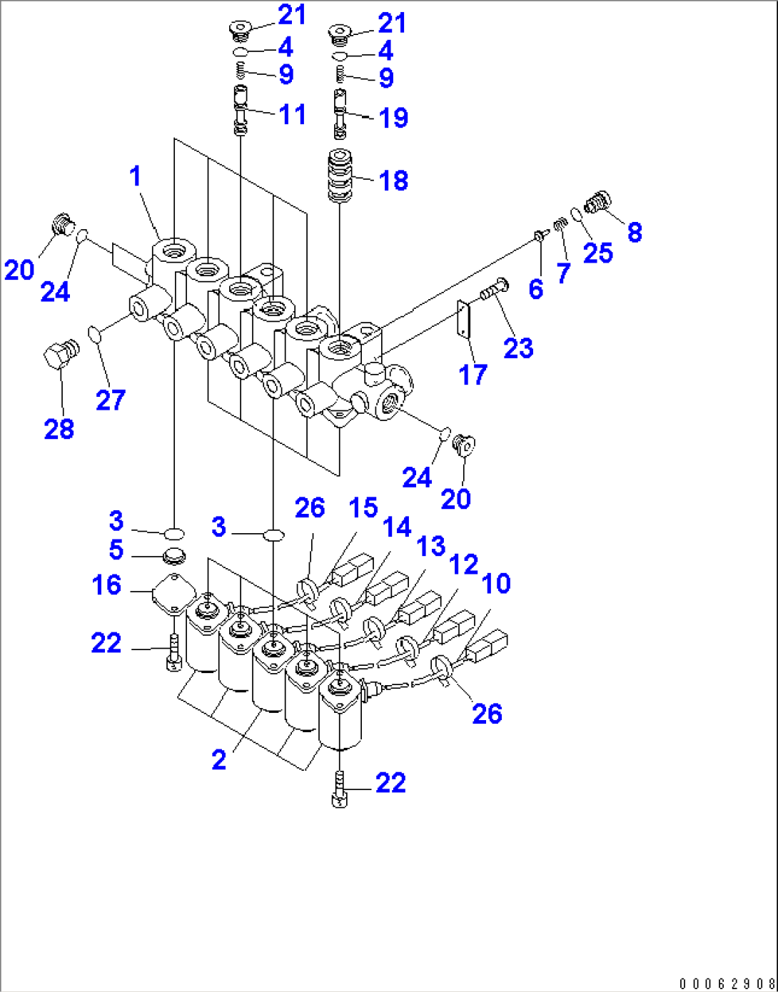 SOLENOID VALVE (INNER PARTS)(#30001-)
