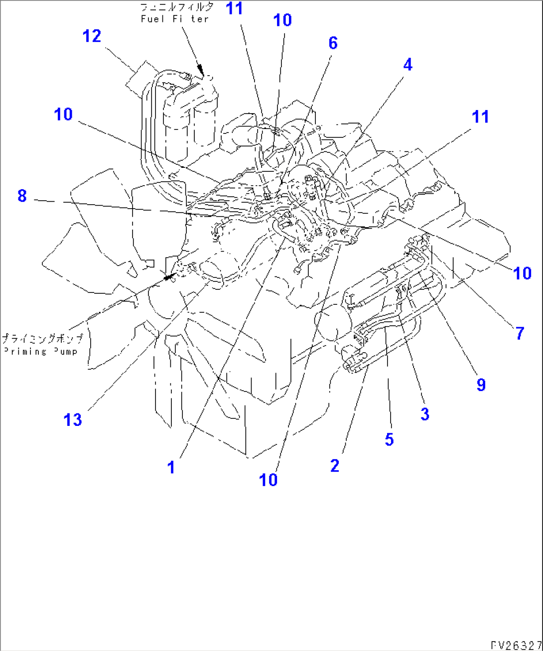 PERIODICAL REPLACEMENT CRITICAL PARTS (FUEL HOSE) (1/2) (ELECTRONIC GOVERNOR SPEC.)