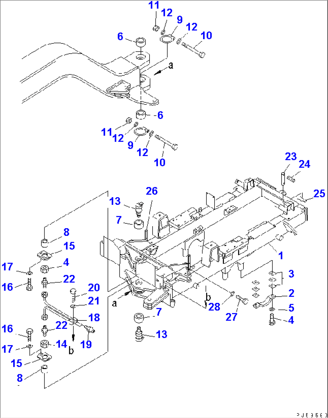 REAR FRAME(#5701-)