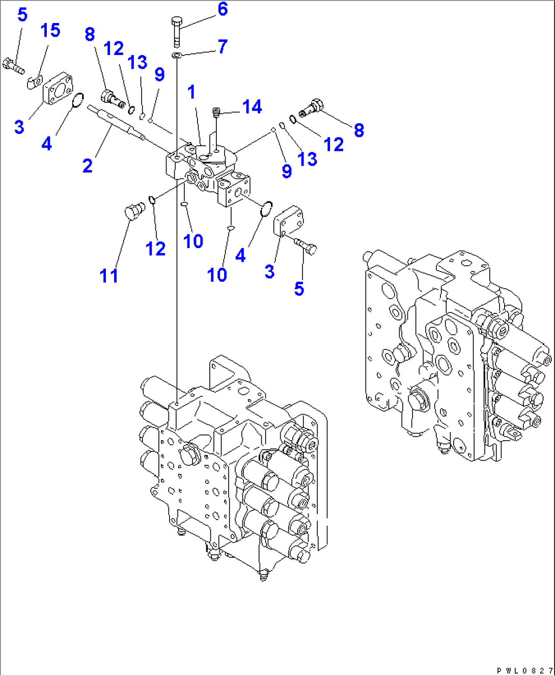 MAIN VALVE (4/8) (FOR OFFSET BOOM)(#10126-)