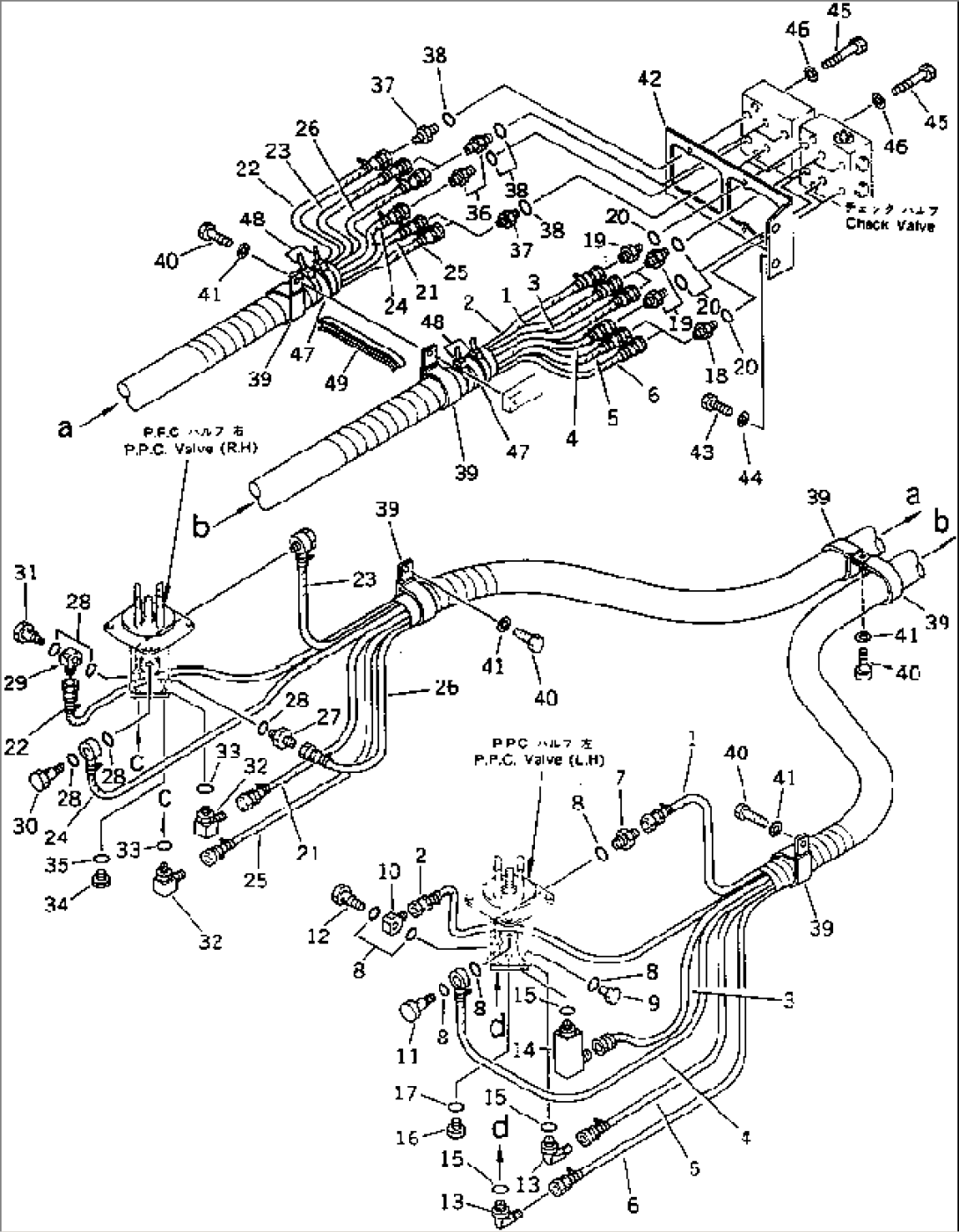 P.P.C. VALVE PIPING (1/3)(#.-)