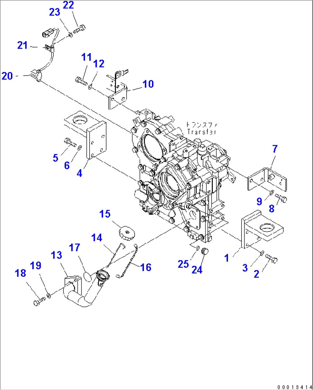 TRANSFER MOUNT (TACHOGRAPH)