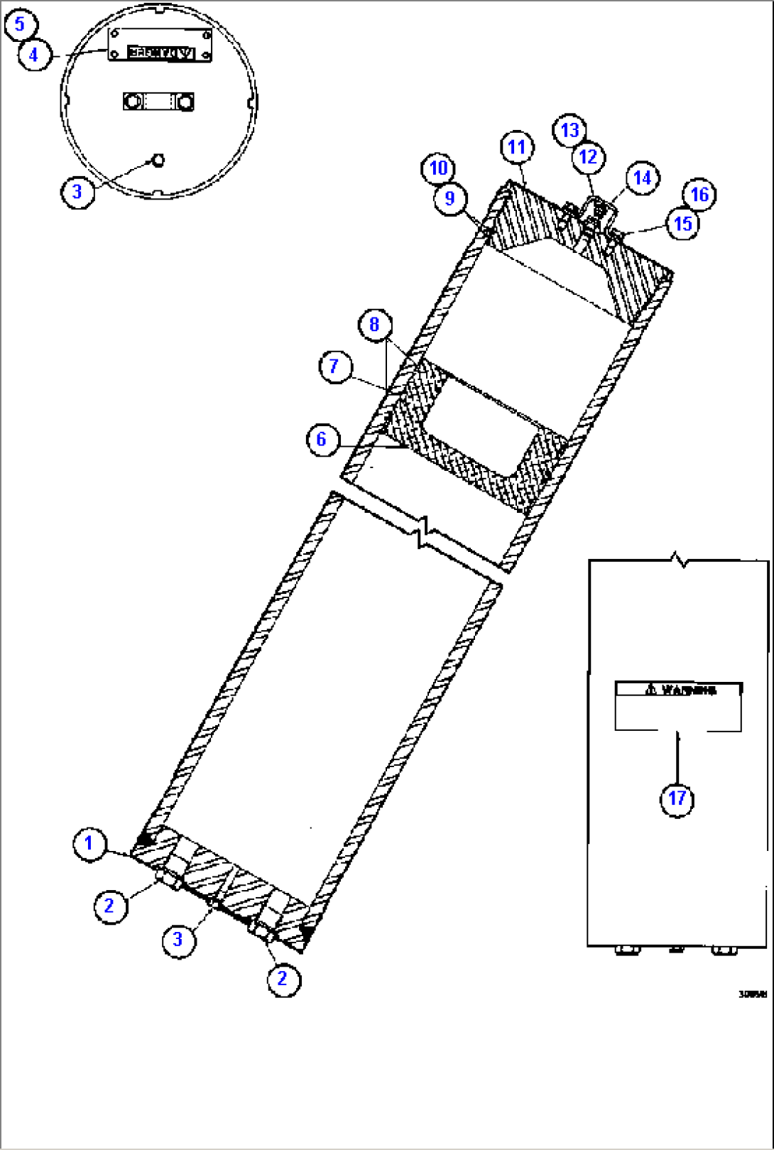 STEERING ACCUMULATOR ASSEMBLY EC3326