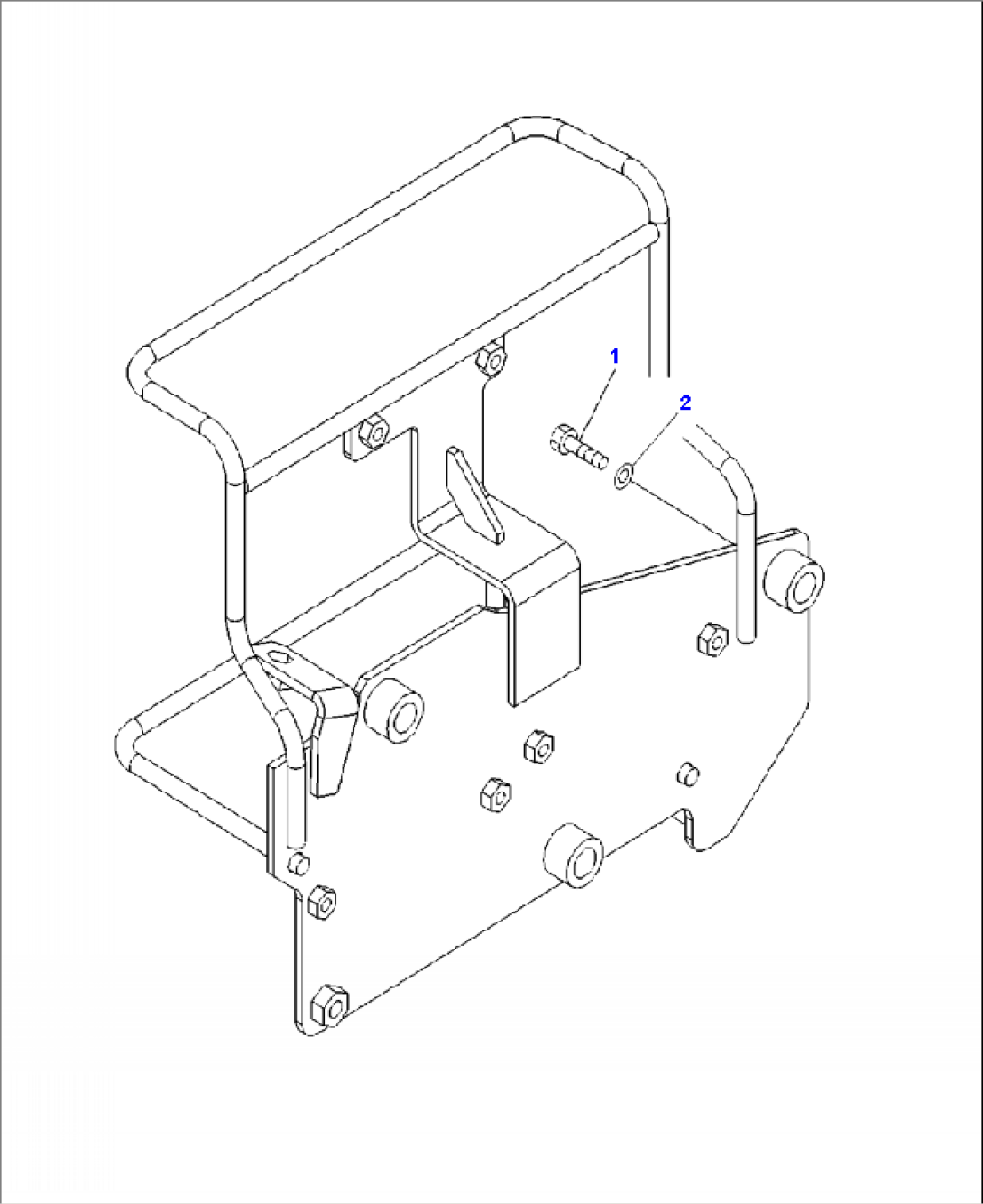 E0202-06A0 REAR HARNESS BRACKET MOUNTING