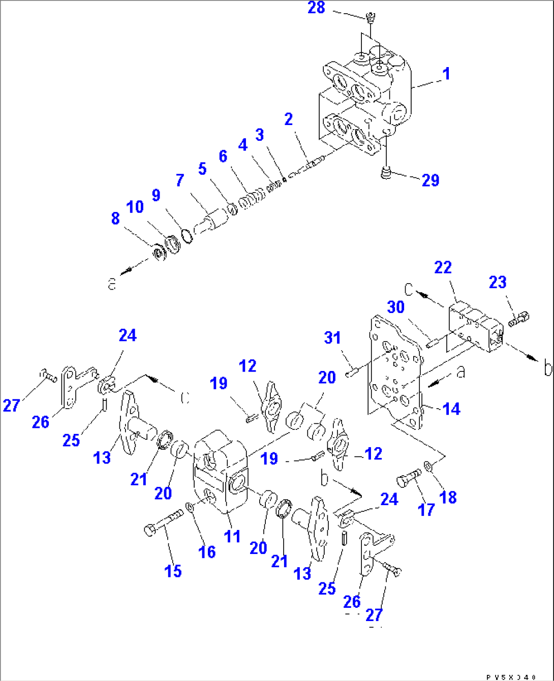 PPC VALVE (FOR TRAVEL)(#31001-)