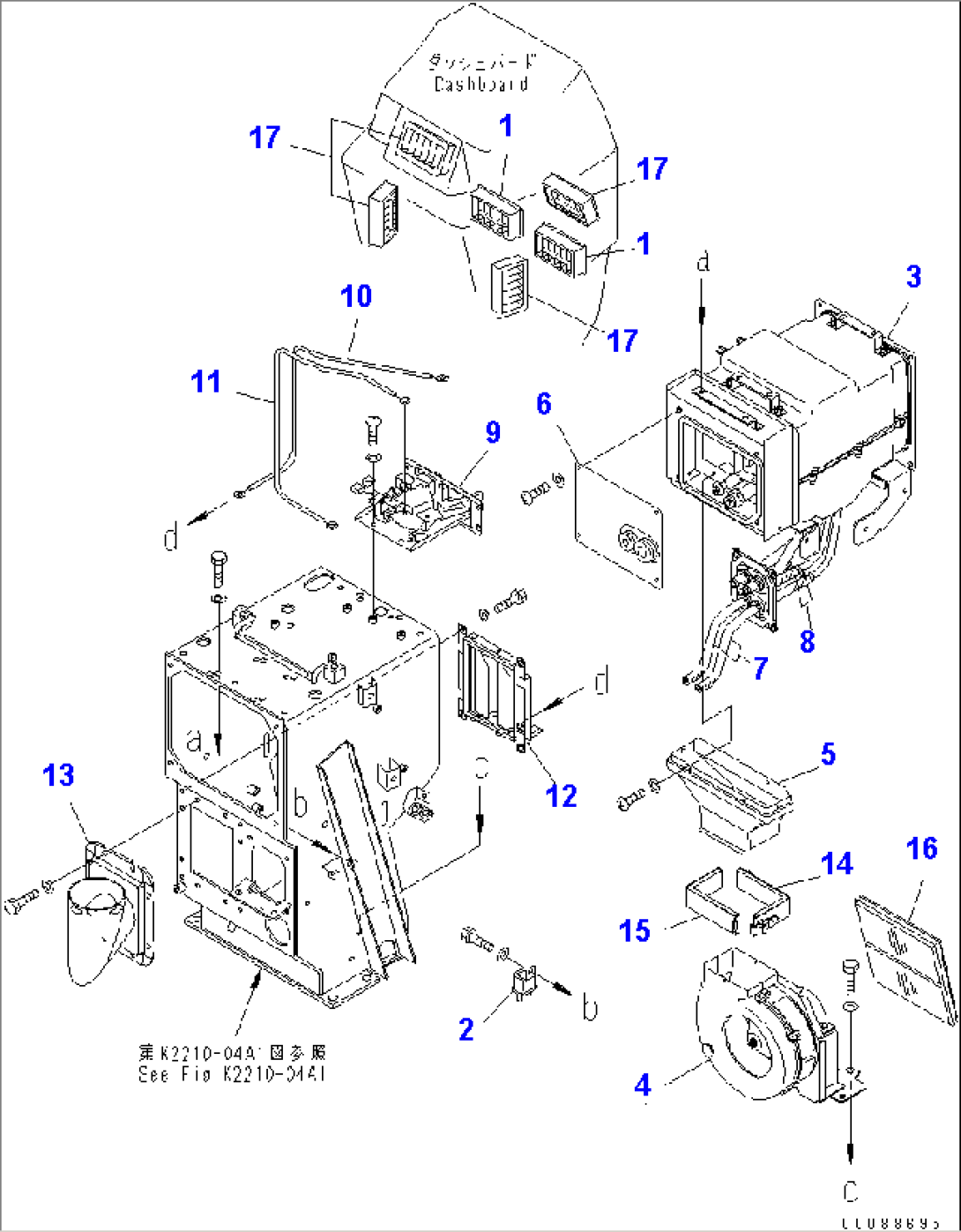 DASHBOARD (AIR CONDITIONER KIT) (1/2)