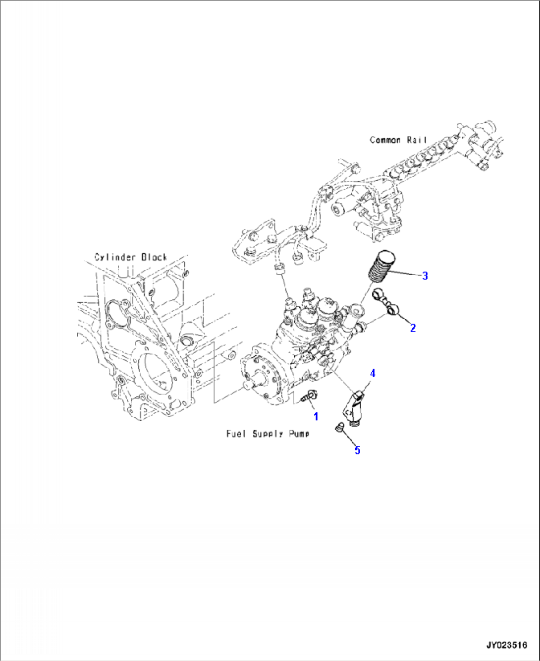 A4010-001003 FUEL SUPPLY PUMP PUMP MOUNTING