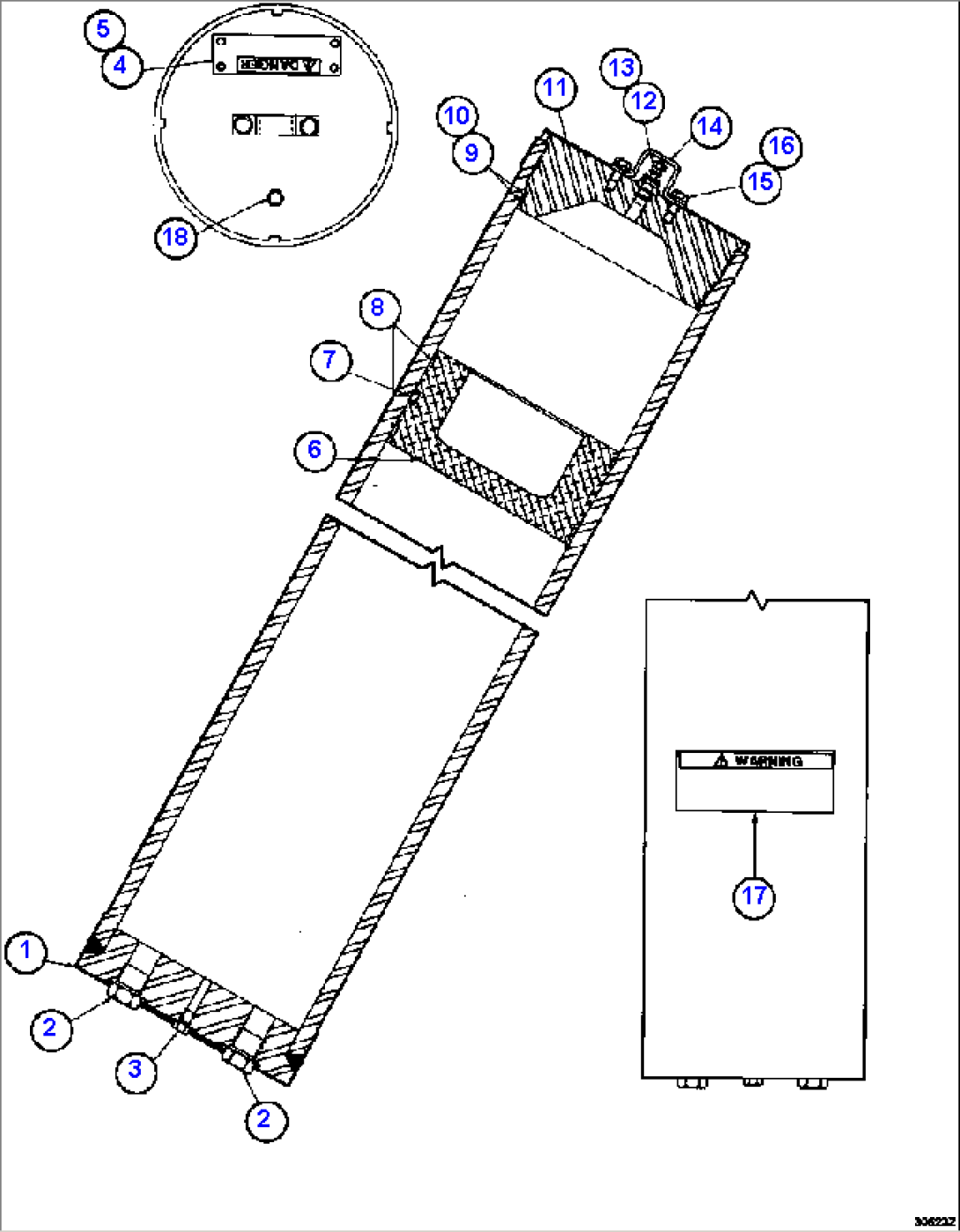 STEERING ACCUMULATOR ASSEMBLY (ED8926)