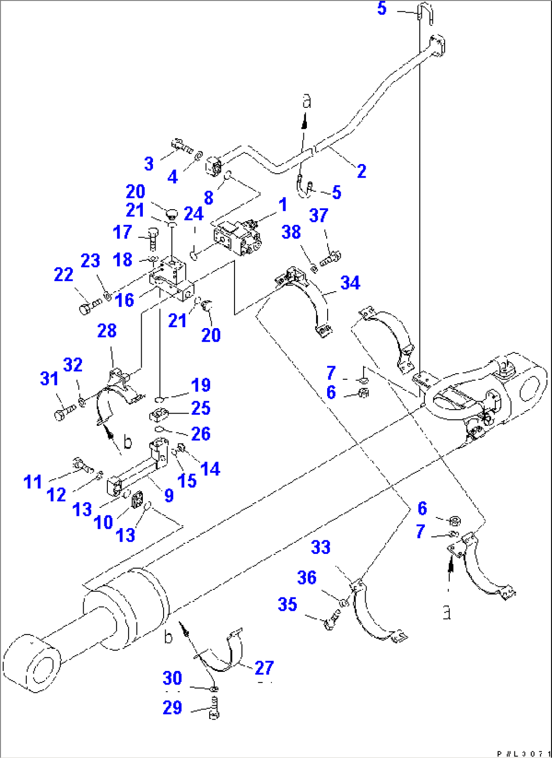 BOOM (ARM DRIFT PREVENTIVE VALVE) (LOCK VALVE)