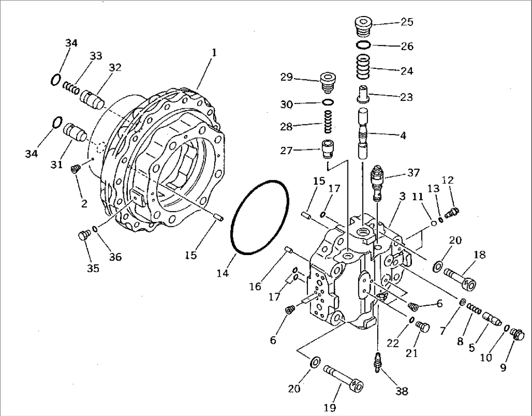 TRAVEL MOTOR (1/3)