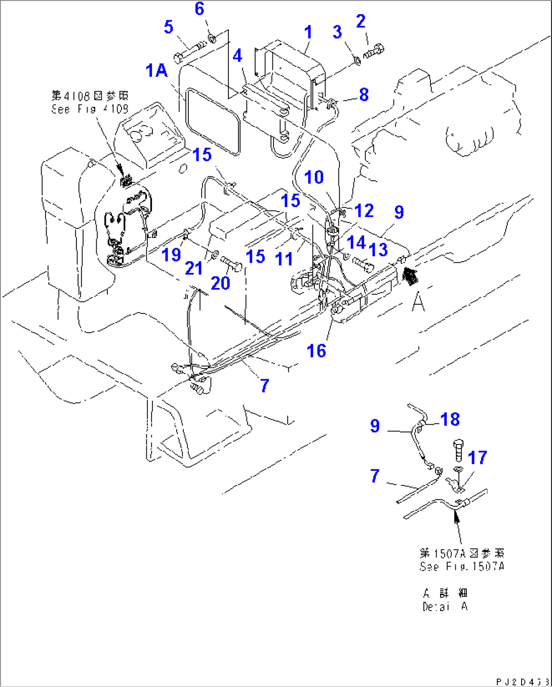 ELECTRICAL SYSTEM (TRANSMISSION CONTROL LINE)(#12102-)