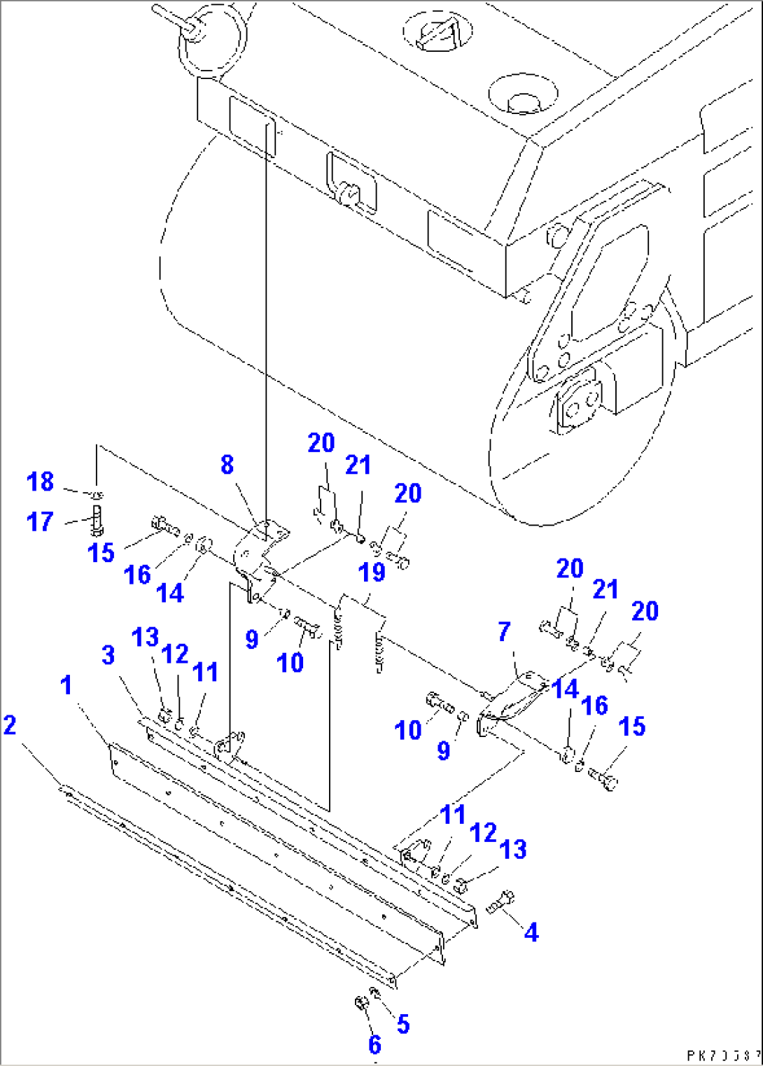 FRONT SCRAPER (1/2) (FRONT)