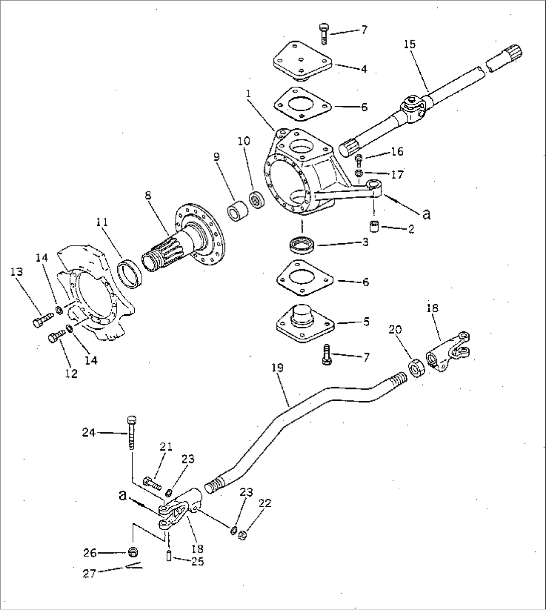 KNUCKLE AND TIE ROD